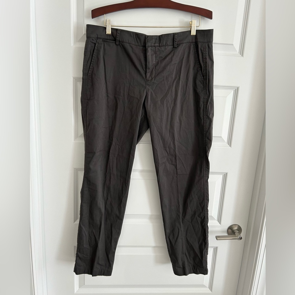 Vince Straight Leg Pants Brown Gray Size 14